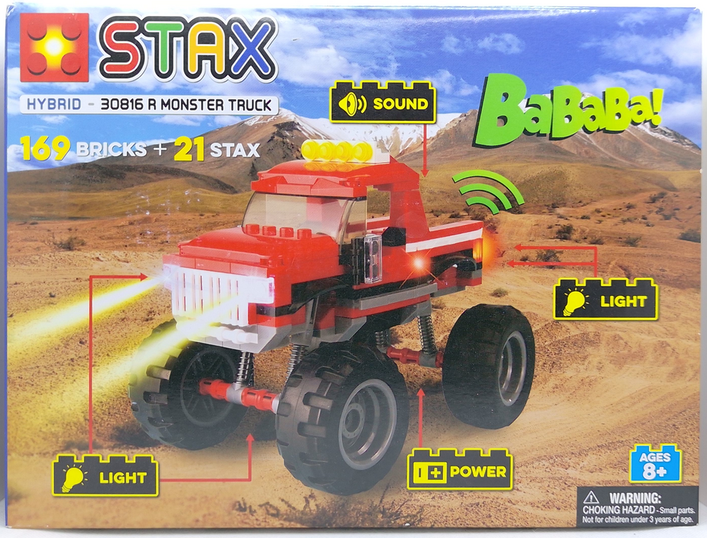 Light Stax 30816 Roter Monster Truck Neu komplett