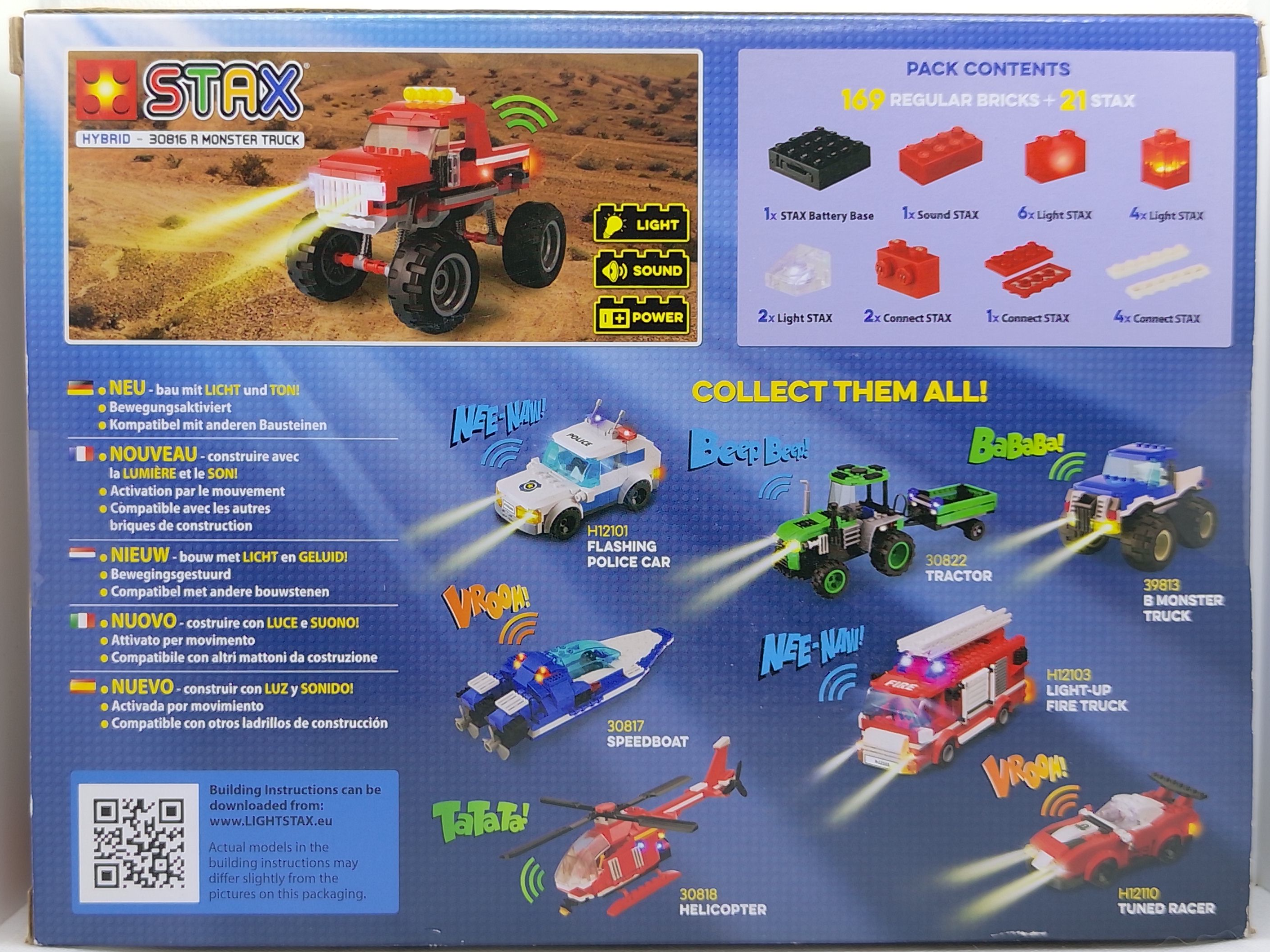 Light Stax 30816 Roter Monster Truck Neu komplett