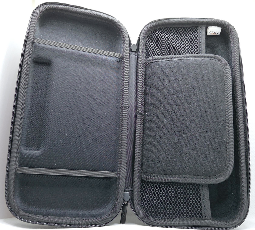 Nintendo Switch Hartschalenetui Orzly Schwarz Transporttasche