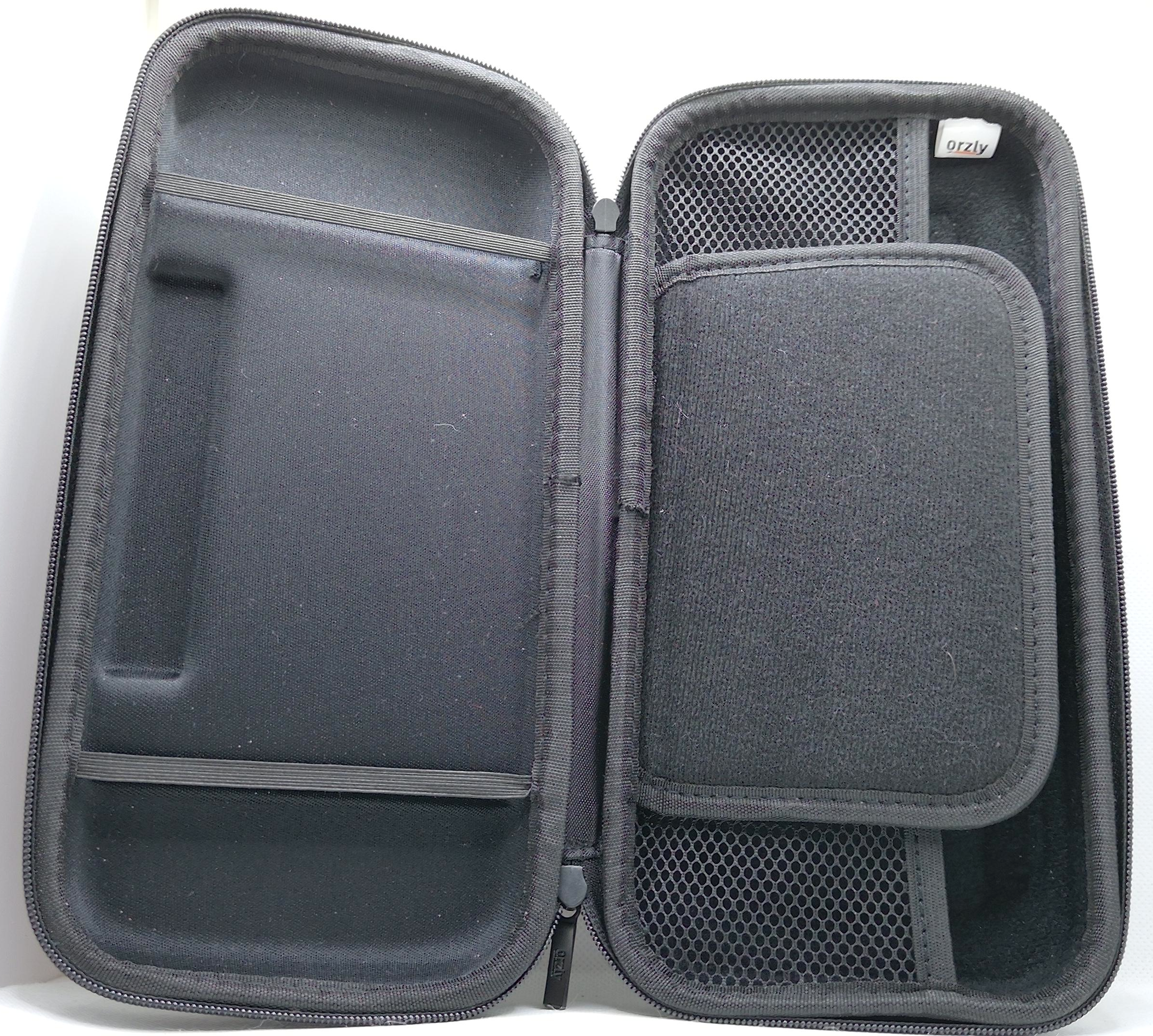 Nintendo Switch Hartschalenetui Orzly Schwarz Transporttasche