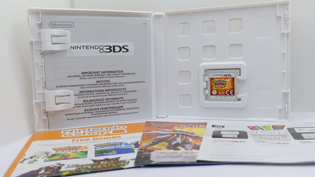 Pokémon Sonne Nintendo 3DS Komplett in OVP