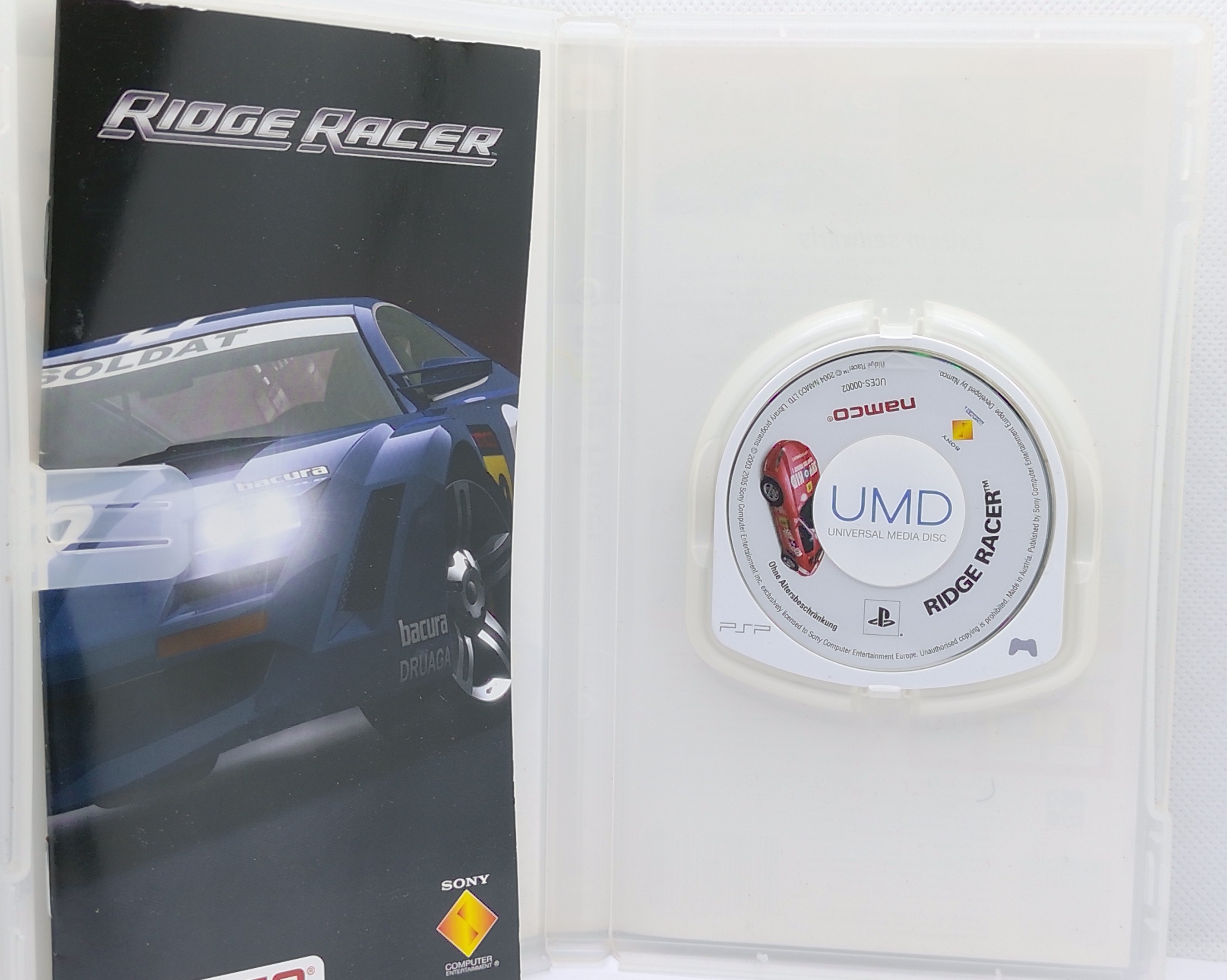 Ridge Racer PSP PlayStation Portable Komplett mit Anleitung