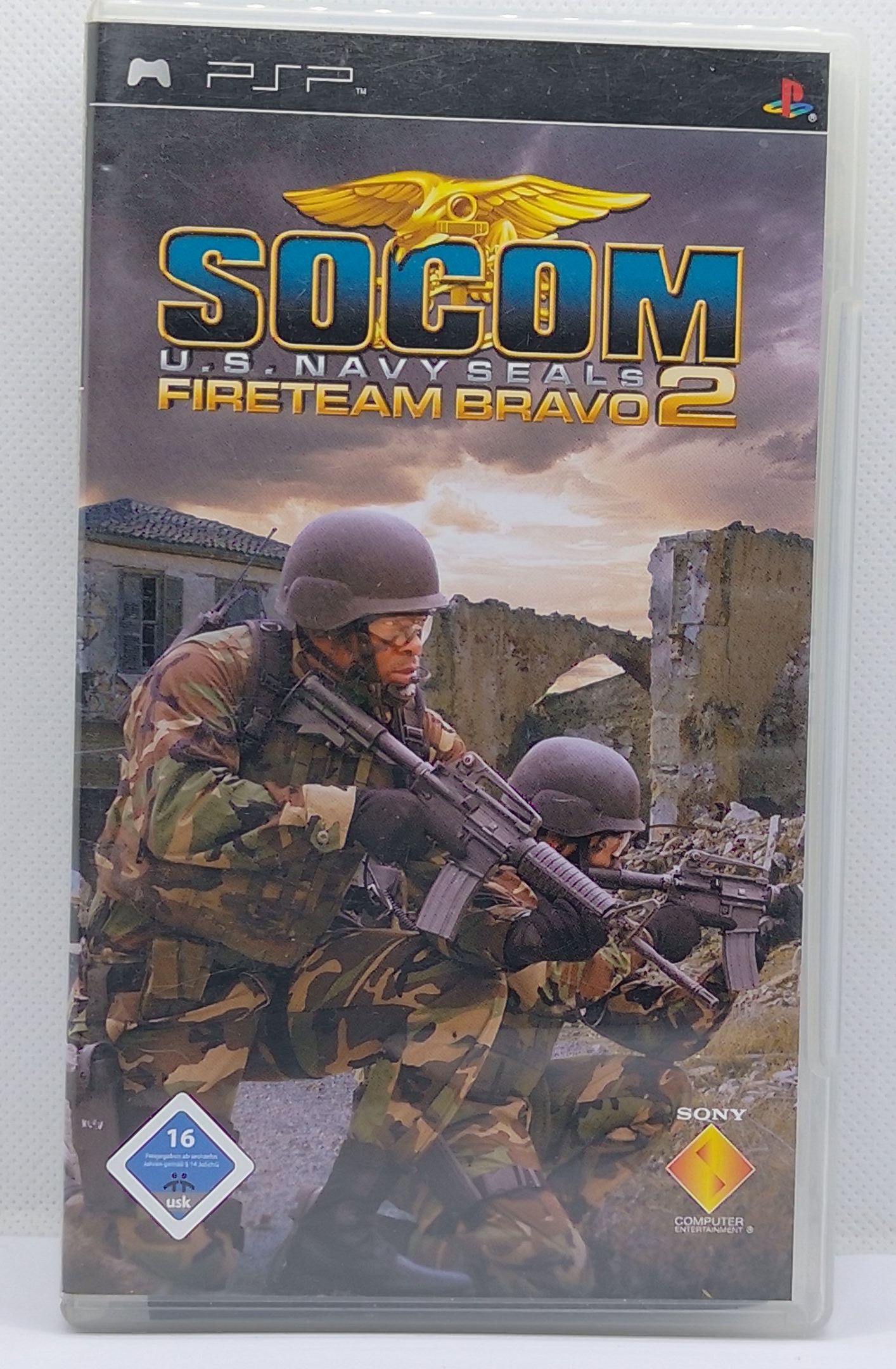SOCOM U.S. Navy SEALs Fireteam Bravo 2 PSP Komplett mit Anleitung