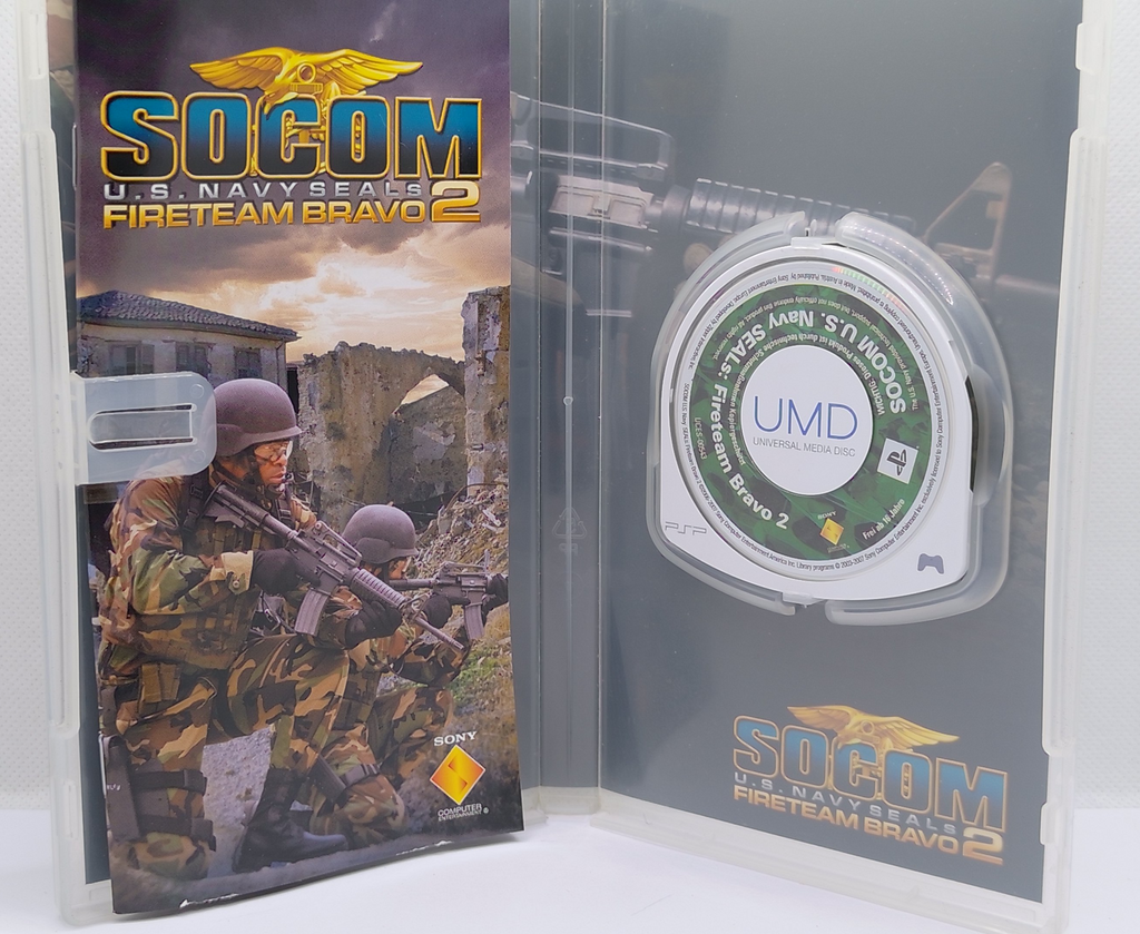 SOCOM U.S. Navy SEALs Fireteam Bravo 2 PSP Komplett mit Anleitung
