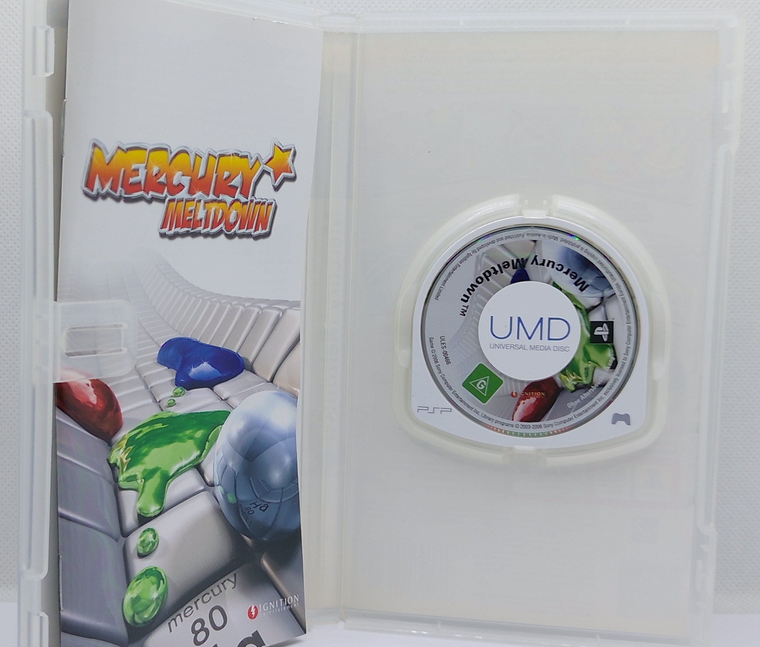 Mercury Meltdown PSP Komplett mit Anleitung
