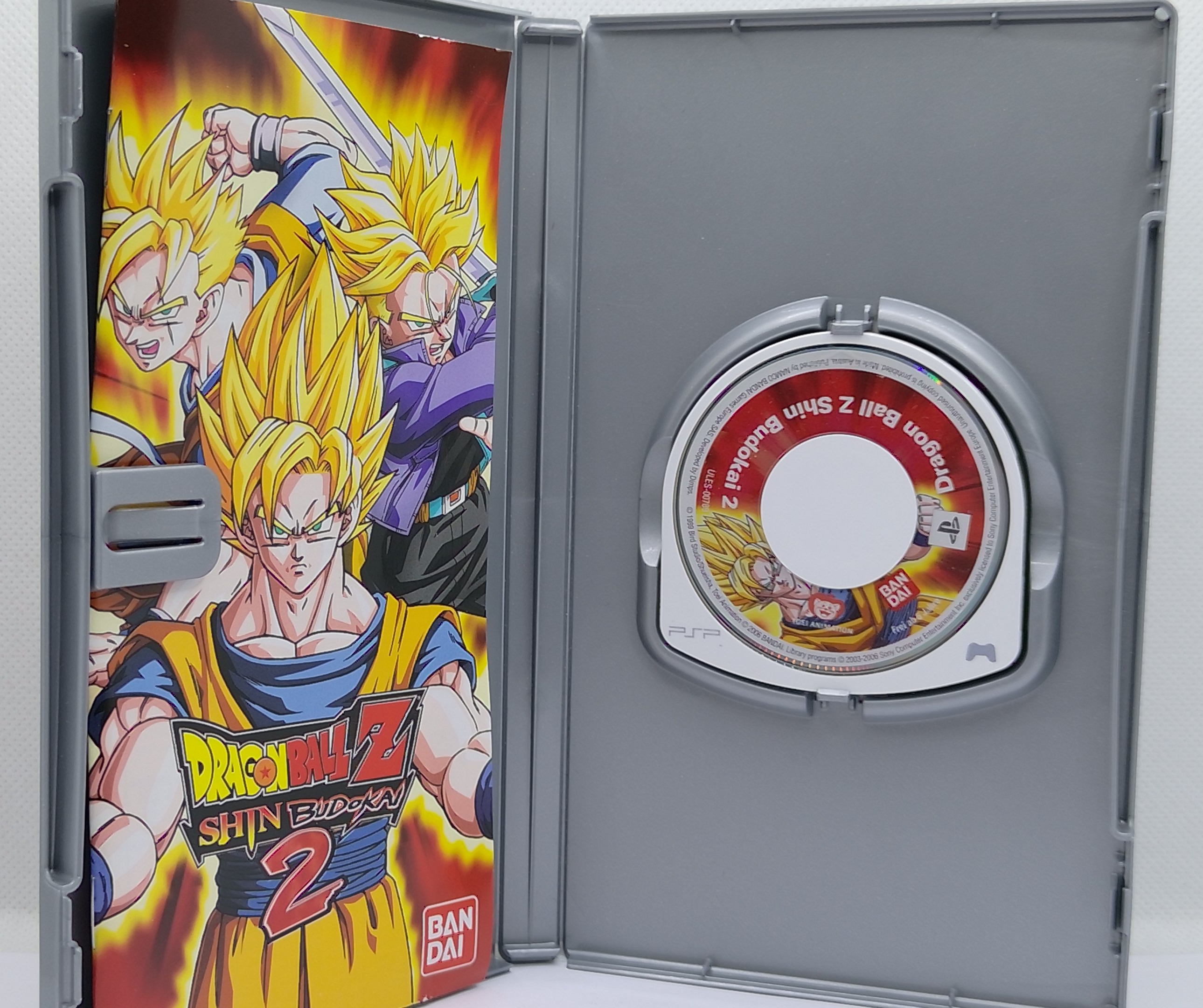 Dragon Ball Z Shin Budokai 2 Platinum PSP Komplett