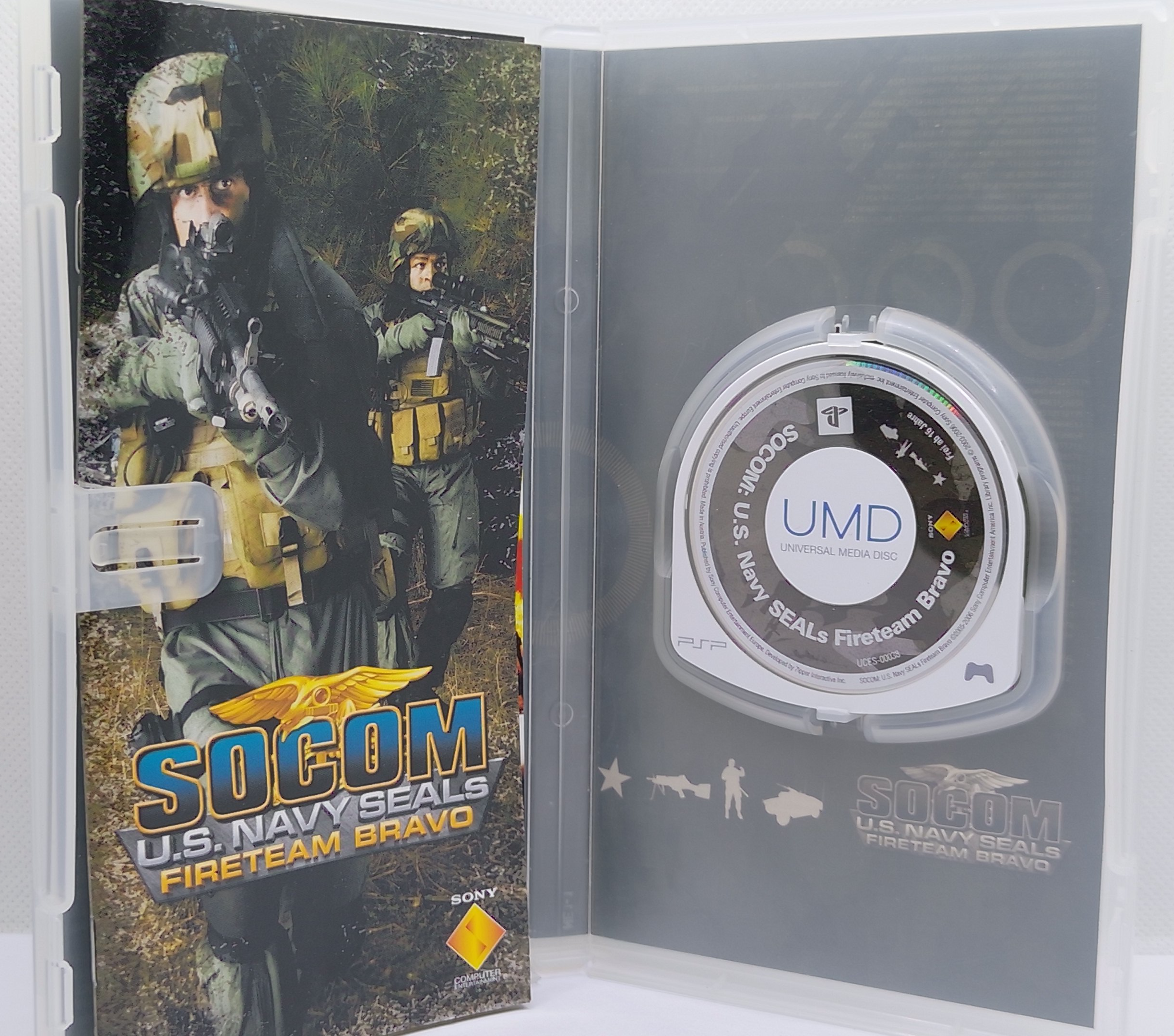 SOCOM U.S. Navy SEALs Fireteam Bravo PSP Komplett mit Anleitung
