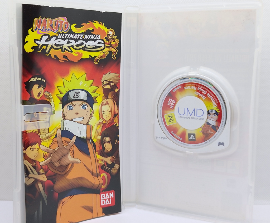 Naruto Ultimate Ninja Heroes PSP Komplett mit Anleitung