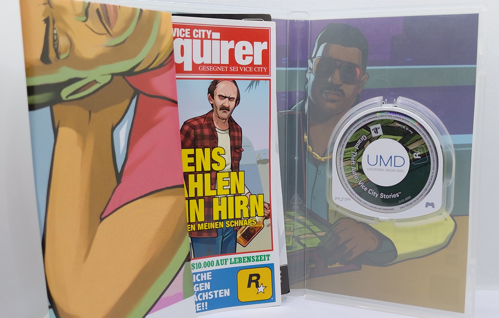 Grand Theft Auto Vice City Stories PSP Komplett inkl. Beileger & Poster