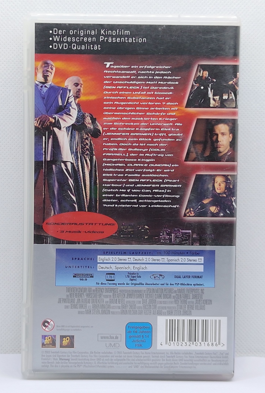 Daredevil UMD Video PSP Film