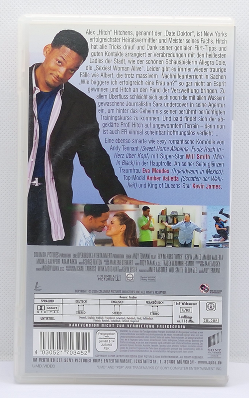 Hitch – Der Date Doktor UMD Video PSP Will Smith