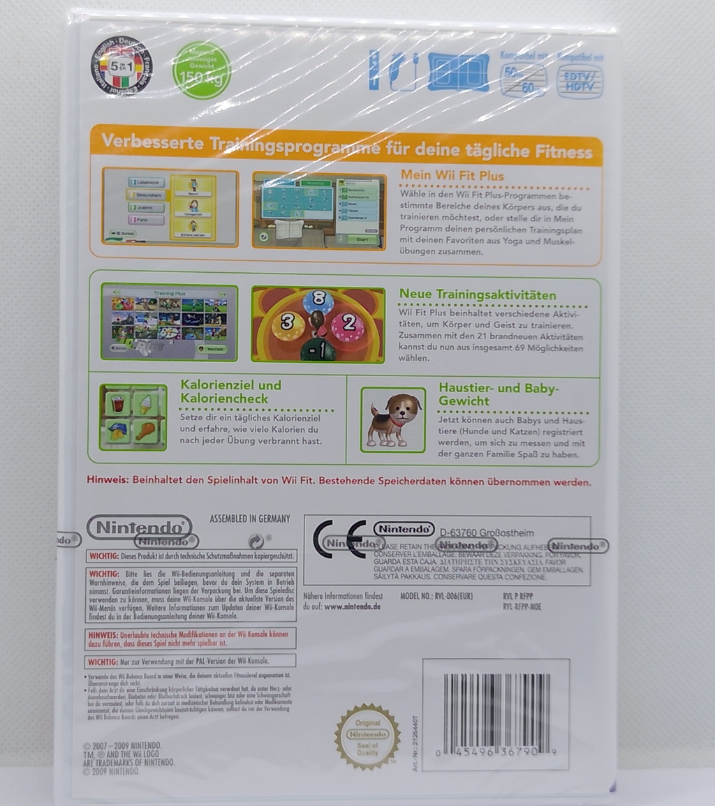 Wii Fit Plus Nintendo Wii Neu OVP Eingeschweißt