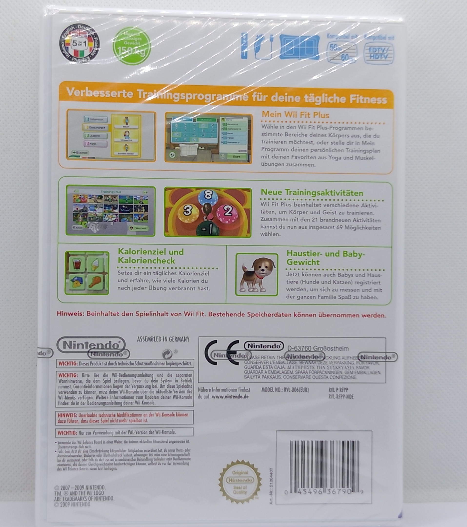 Wii Fit Plus Nintendo Wii Neu OVP Eingeschweißt