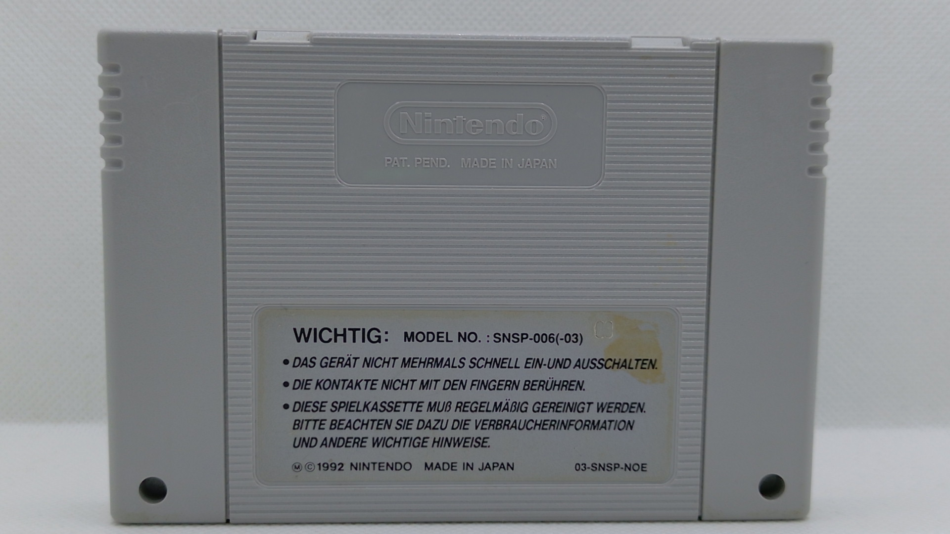 Super Mario World 2: Yoshi’s Island – SNES PAL Modul (Original, geprüfter Zustand)