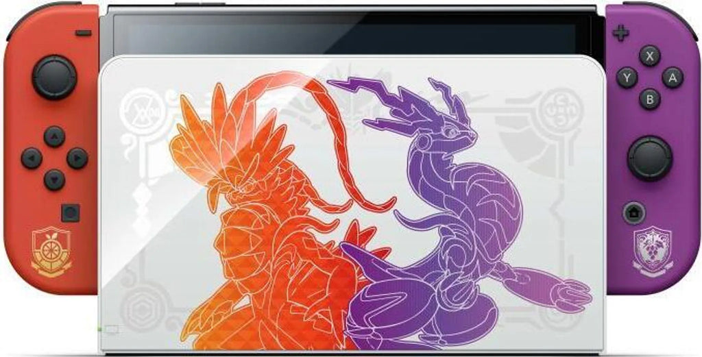 Nintendo Switch OLED Pokémon Karmesin & Purpur Edition Neu OVP