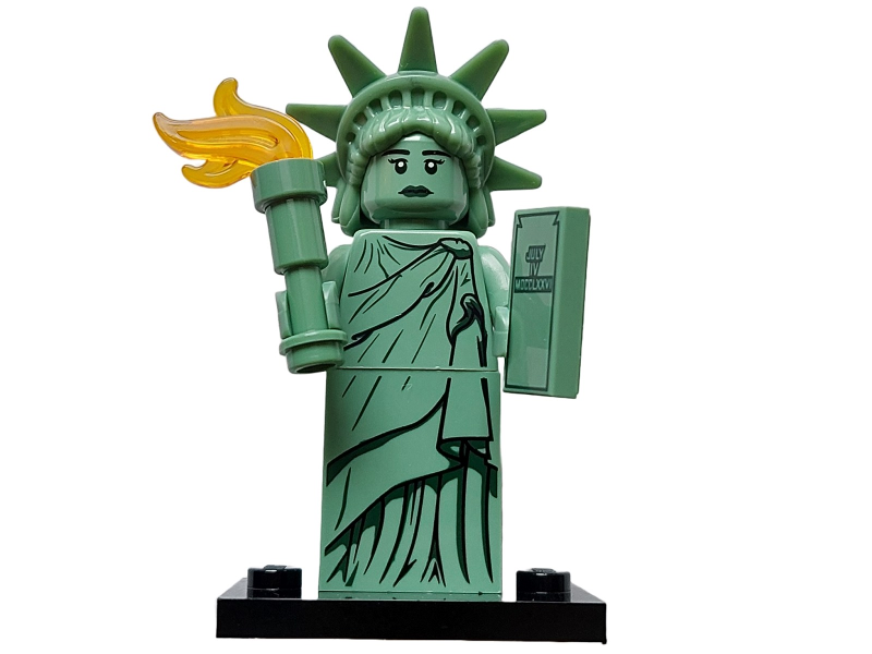 LEGO Minifiguren Serie 6 Lady Liberty Figur 4 Neu komplett