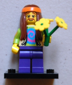 LEGO Minifiguren Serie 7 Hippie Figur 11 Neu komplett