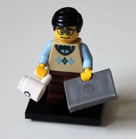 LEGO Minifiguren Serie 7 Computer Programmer Figur 12 Neu komplett