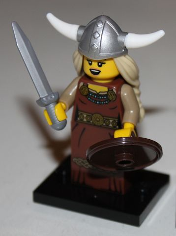 LEGO Minifiguren Serie 7 Viking Woman Figur 13 Neu komplett