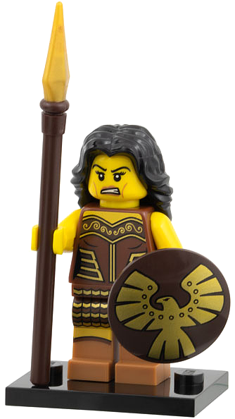 LEGO Minifiguren Serie 10 Warrior Woman Figur 14 Neu komplett
