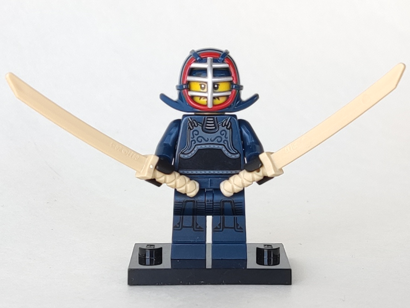 LEGO Minifiguren Serie 15 Kendo Fighter Figur 12 Neu komplett