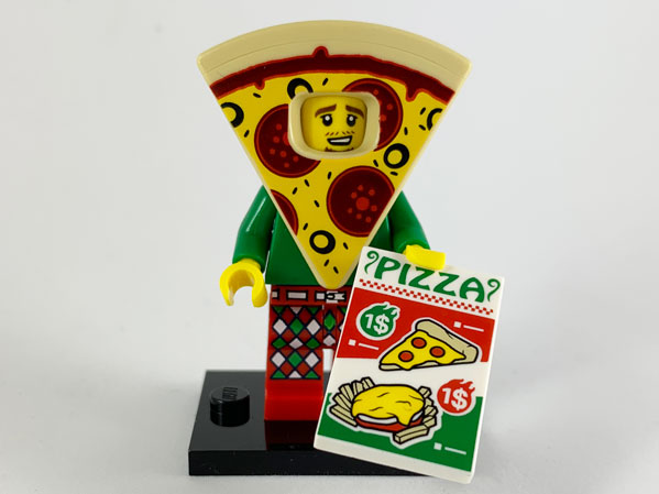 LEGO Minifiguren Serie 19 Pizza Costume Guy Figur 10 Neu komplett