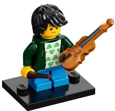 LEGO Minifiguren Serie 21 Violin Kid Figur Neu komplett