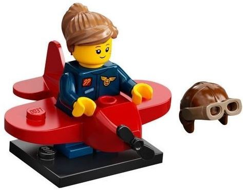 LEGO Minifiguren Serie 21 Airplane Girl Figur 9 Neu komplett