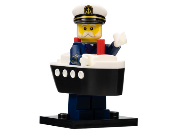 LEGO Minifiguren Serie 23 Ferry Captain Figur 10 Neu komplett