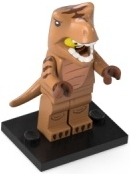 LEGO Minifiguren Serie 24 T-Rex Costume Fan Figur 6 Neu komplett