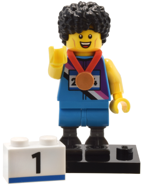 LEGO Minifiguren Serie 25 Sprinter Figur 4 Neu ungeöffnet
