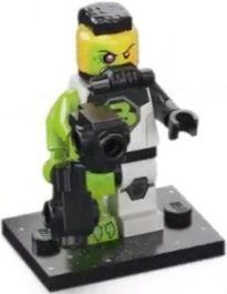 LEGO Minifiguren Serie 26 Blacktron Mutant Figur 12 Neu ungeöffnet