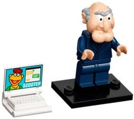 LEGO Minifiguren The Muppets Statler Figur 10 Neu komplett
