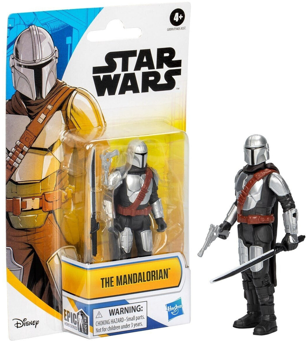 Star Wars The Mandalorian Figur 10 cm – Hasbro Epic Hero Series – Neu