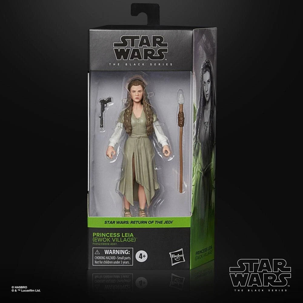 Hasbro Star Wars Black Series – Prinzessin Leia (Ewok Village, Rückkehr der Jedi-Ritter, 15 cm)